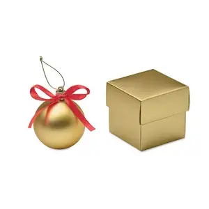 Bola de navidad en caja de regalo belles personalizable