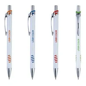 Bolígrafo de aluminio para marcaje láser en colores
