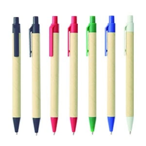 Bolígrafo eco amigable de cartón reciclado