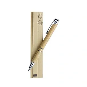 Bolígrafo ecológico de bambú ligero y elegante