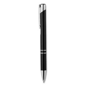 Bolígrafo pulsador anodizado tinta negra