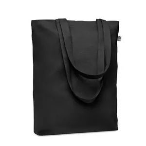 Bolsa de compra de canvas orgánico con asas largas