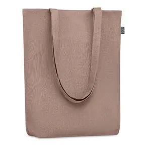 Bolsa de compras de cáñamo con asas largas