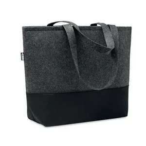 Bolsa de la compra de fieltro rpet con asas largas