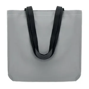 Bolsa de la compra reflectante con asas largas