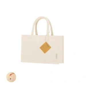 Bolsa hyssop de canvas reciclado personalizable y resistente