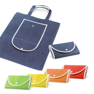 Bolsa plegable non-woven con asas de 38 cm
