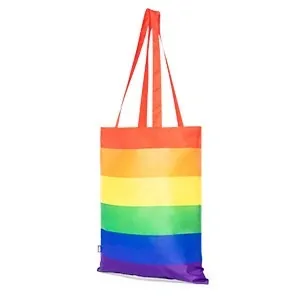 Bolsa rainbow multicolor de rpet reciclado