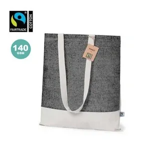 Bolsa nature de algodón con certificación fairtrade