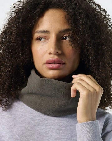 Braga de cuello poliéster 2 en 1 con gorro