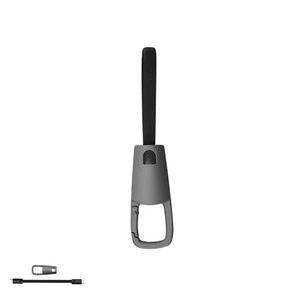 Cable cargador vinox con mosquetón y carga rápida