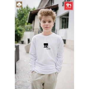 Camiseta de manga larga para niño con algodón sostenible
