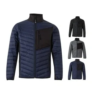 Chaqueta acolchada con cremallera y fácil personalización
