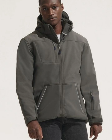 Chaqueta softshell acolchada impermeable