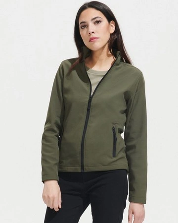 Chaqueta mujer sols race softshell con forro polar