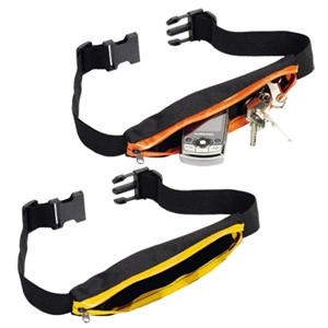 Cinturón deportivo con bolsillo práctico y diseño simple