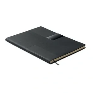 Cuaderno a5 de pu con 160 páginas recicladas