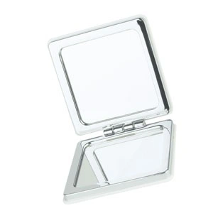 Espejo cuadrado abs con doble espejo y marcaje a color