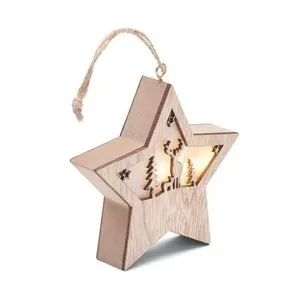 Estrella decorativa con luz interior para navidad