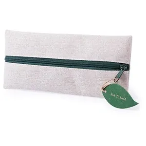 Estuche compacto de yute y algodón para publicidad