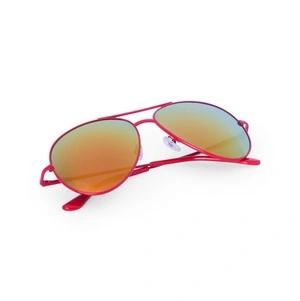 Gafas de sol aviador con lentes efecto espejo uv400