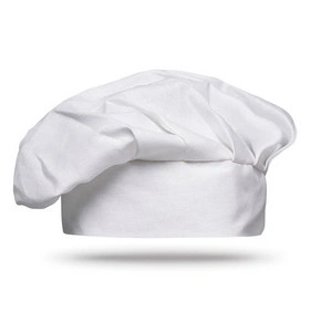 Gorro de chef de algodón con cierre de velcro