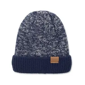 Gorro de punto con dobladillo puntos personalizable