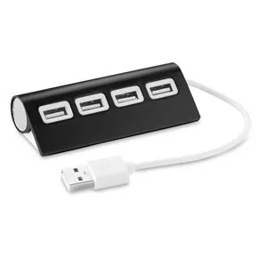 Hub usb 4 puertos 20 aluminio compacto