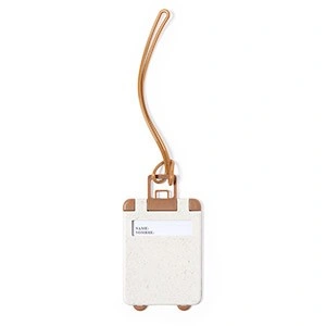 Identificador para maletas diseño trolley caña de trigo