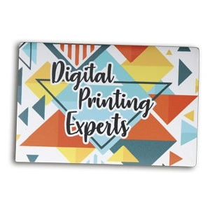 Imán rectangular para nevera metálico impresión a color