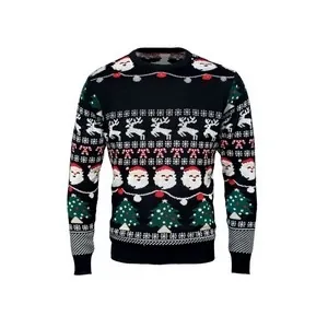 Jersey de navidad con 10 luces led en acrílico