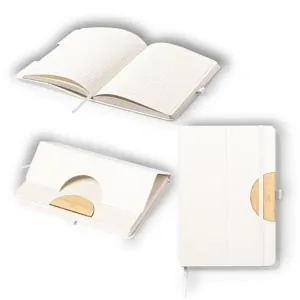 Libreta nature convertible en soporte para smartphone