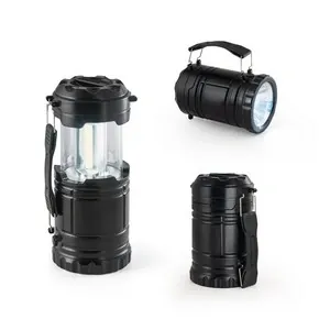 Linterna 2 en 1 con luz potente para camping