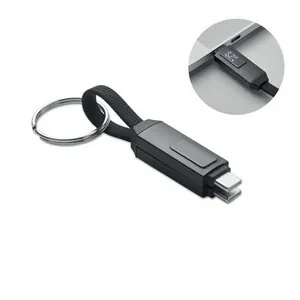 Llavero cargador tipo c 60w con pantalla led