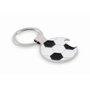 Llavero de fútbol con abridor personalizable para regalos