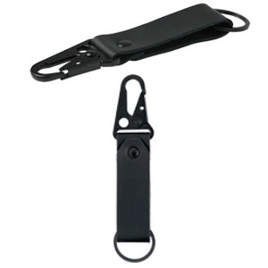 Llavero de metal y cuero pu personalizable