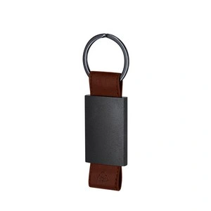 Llavero divertido de pu reciclado personalizable para particulares