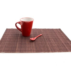 Salvamantel plegable de bambú con diseño colorido