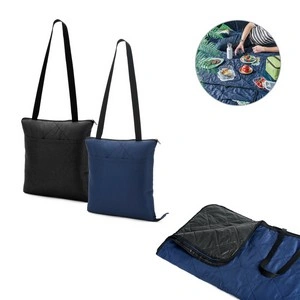 Manta picnic plegable reciclada con bolsa de transporte