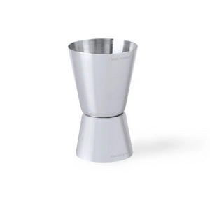 Medidor de bebidas acero inox acabado mate