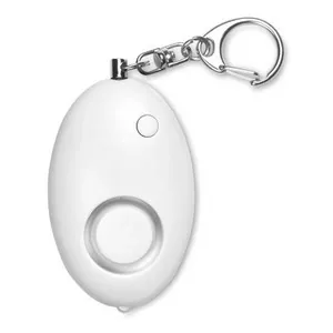 Mini alarma personal con luz led para seguridad