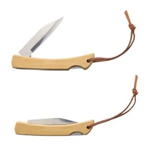 Mini navaja de acero inoxidable con llavero elegante