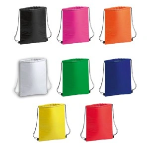 Mochila nevera de cuerdas con interior acolchado