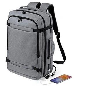 Mochila portadocumentos con conexión usb para carga
