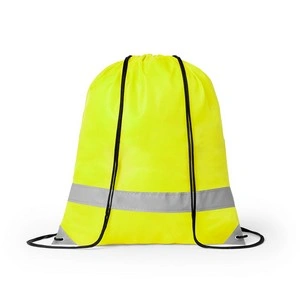 Mochila reflectante de poliéster con tira frontal