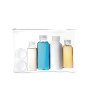 Neceser de viaje con 6 envases vacíos