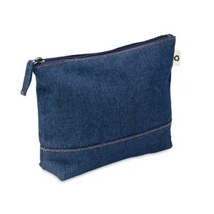 Neceser denim reciclado con cremallera