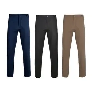 Pantalón chino unisex elástico con cinco bolsillos