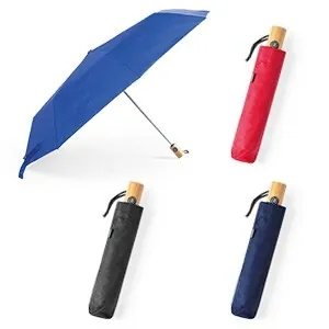 Paraguas plegable automático de material reciclado