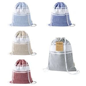 Pareo transformable a mochila de algodón reciclado